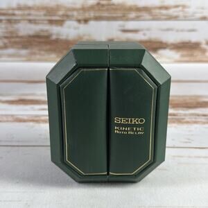 Seiko Kinetic Auto Relay Watch Presentation Case Only - Pre-owned